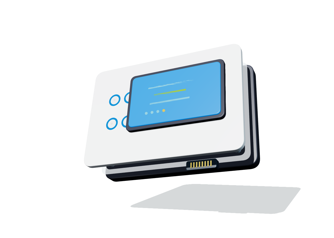 Display-integrierte HMI-Assemblies