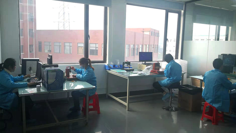 JASPER electrical and dimensional inspection work area