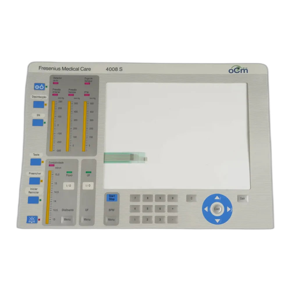 custom membrane switch transparent product cutout